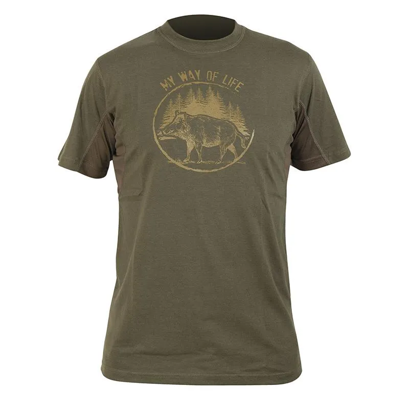 TEE SHIRT HOMME HART BRANDED SANGLIER