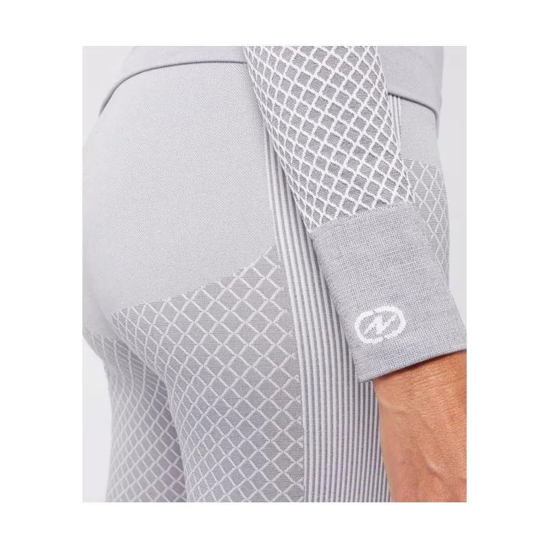 TEE SHIRT MANCHES LONGUES FEMME DAMART TEE SHIRT THERMOLACTY ENERGY 3 COL ZIP - GRIS
