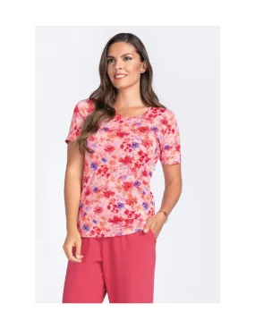 Tee-shirt viscose en maille infroissable