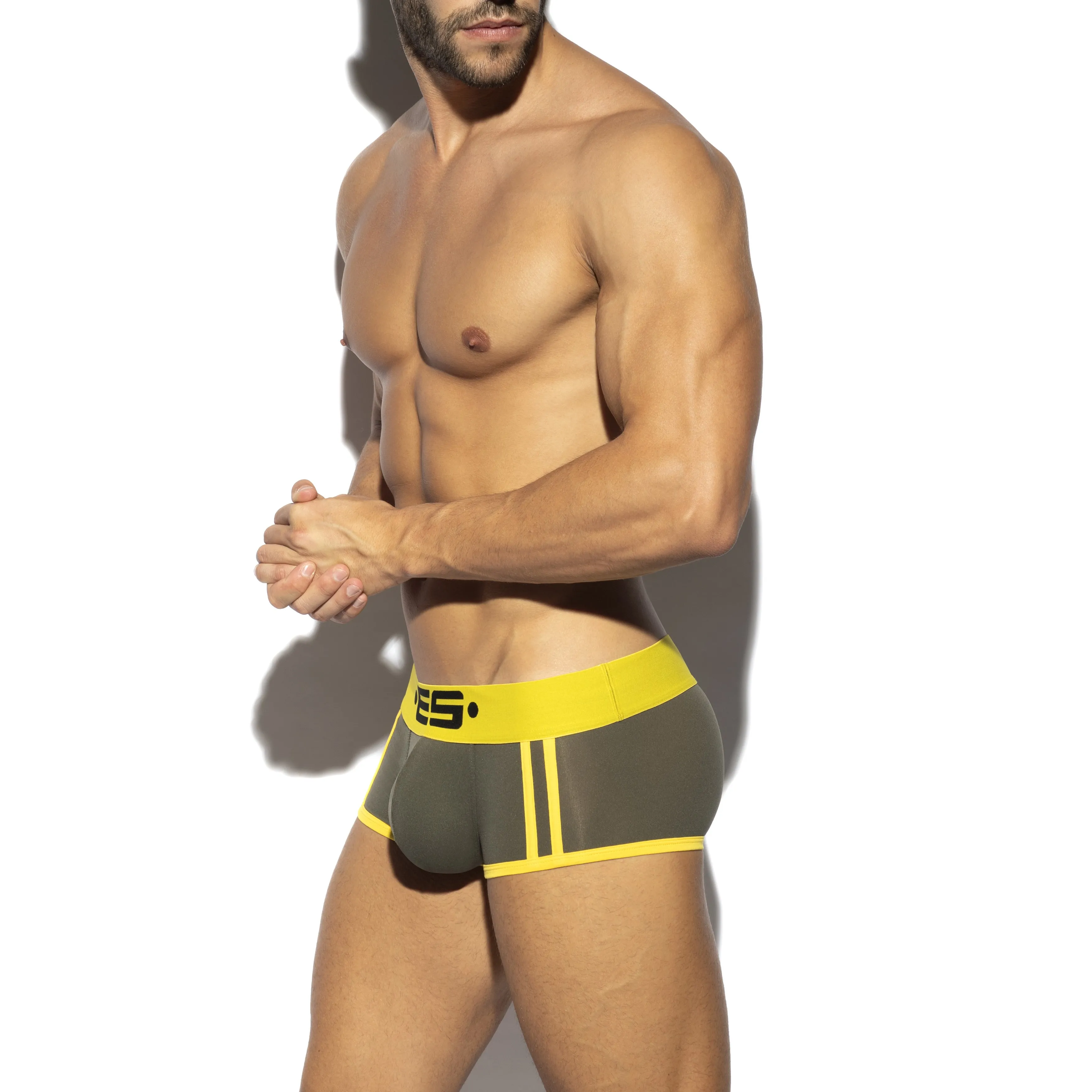 Trunk Sportive - kaki - ES collection : vente shorty boxers homme E...