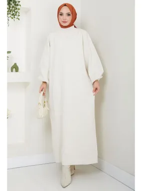White - Modest Dress